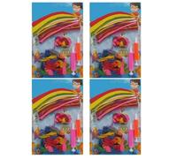 PEBBLE HUG Balloon Modeling Kit With Pump, Convenient Pump, Ideal for Crafting, Imaginative Shapes and Designs, Compact and portable, Creative Play, (4 Pcs)