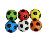 PEBBLE HUG Bouncy Ball, Catching and Active Play, Hand-Eye Coordination, Stress Relief Toy, Classic Football Pattern, Perfect for Indoor and Outdoor Games, Long-Lasting Bounce, 6.3cm, (24 Pcs)