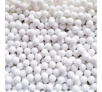 PEBBLE HUG High Grade 0.20g BB Pellets Biodegradable Plastic Shooting Firing Balls for Airsoft Gun, Highly Polished Shooting Pellets, Pack of 1000 Bullets (Plain white)