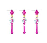 PEBBLE HUG Mermaid Magic Spinning Fiber windmill wands Light Up Toys Flashing LED Pinwheel, Colourful Patterns, Spinning windmill toy, Spinning windmill toy (3 Pcs)