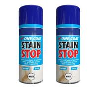 PEBBLE HUG One Coat Stain Stop White Spray Paint, 400ml