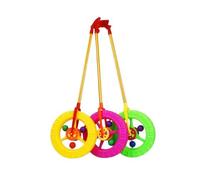 PEBBLE HUG Push Along Toys Wheel, Lightweight And Portable, Durable Construction, Versatile Design, Encouraging Physical Activity, Imaginative Play, Random Colour
