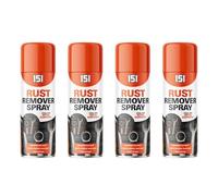 PEBBLE HUG Rust Remover Spray, DIY Enthusiasts, Effectively Removes Corrosion, Quick-Acting and Long-Lasting Protection, Perfect for Cars, Bikes, Garden Equipment, Machinery, 400ml, (4 Pcs)