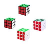PEBBLE HUG Speed Cube Twist Brain Teaser Toy, Fun Magical Puzzle Game, Anti-Stick Design, Compact, Random Colour Will Be Sent, Creative Educational Gift Kid/Adult, (4PCS)