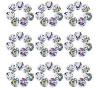 Pebble Mosaic Tiles for DIY Craft Projects, Glazed Smooth Pieces | Flat Bottom, Bright Colours, Pattern Embellishment, Suitable for Mirrors, Anklets, Scrapbookers and Art Teachers
