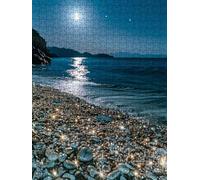 Pebble Sea Jigsaw Puzzle 2000 Piece, Puzzles for Adults 2000, The Impossible Challenge, Jigsaw Puzzle Games Classic Educational, Wooden Puzzles, for Home Wall Decoration Gift FNKL1-289