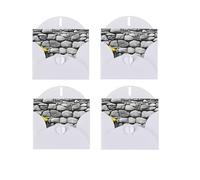 Pebble Stone Print Blank Greeting Cards, Love Buttons, Pearl Paper Envelopes Suitable For Various Occasions - Anniversary Cards, Thank You Cards, Holiday Cards, Wedding Cards, Congratulations.