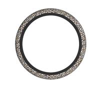 Pebble Stone Print Universal Anti-Slip Steering Wheel Cover, Breathable Neoprene Protector For Car & Suv