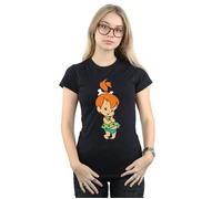 Pebbles Flintstone Cotton T-Shirt The Flintstones Black XXL
