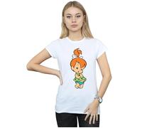 Pebbles Flintstone Cotton T-Shirt The Flintstones White XXL