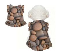 Pebbles in the beach Pet Dress for Small Medium Dogs