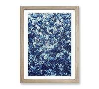 Pebbles On The Beach Modern Framed Print | A2 Oak Framed Wall Art | Ready to Hang | Modern Beach Picture | Living Room Bedroom Lounge Office