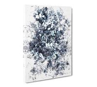 Pebbles On The Beach Watercolour Canvas Print | Gallery Wrapped 30mm Frame Wall Art | 24x16 inches | Ready to Hang | Coastal Seascape Picture | Living Room Bedroom Lounge Office