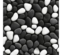 Pebbles Texture Peel and Stick Wallpaper 3D Printed Natural Decorative for Boys Girls Teen Bedroom Living Room Kitchen Removable Decor Wall Mural Paper 17.3"x197"