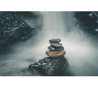 Pebbles under the waterfall-6000 Classic Puzzle Pieces for Adults - Gift for the Whole Family, Skill Game 14 years+