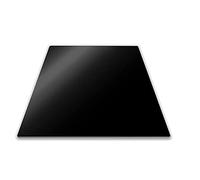 Pebbly 99-14PPBIG Board for Cooking Plate Tempered Glass Black 50 x 28 cm