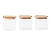 Pebbly - Glass Jars With Lid 3-pack, 3x 80 cl - Clear