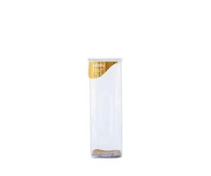 Pebbly Square Glass/Glass Storage Box 2200 ml