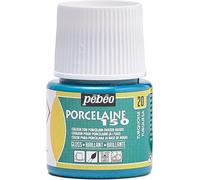 PEBEO 024-020 5-Piece Porcelaine 150 China Paint 45-Milliliter Bottle, Turquoise,Turquoise