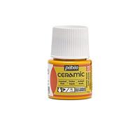 PEBEO 025-022 45 ml Ceramic Paint, Liquid, Orange Yellow, 4.5 x 4.5 x 7 cm