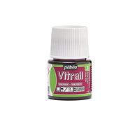 Pebeo 050-031 Vitrail Stained Glass Effect Glass Paint 45-Milliliter Bottle, Old Pink
