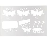 Pébéo 094508 Relief Stencil - with Bracket - 20x30 cm Plastic Transparent 21 x 37 x 1 cm