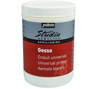 Pebeo 1 L Studio Acrylics Auxiliaries Studio Gesso, White