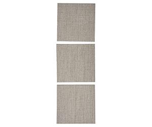 Pebeo 10 x 10 cm Natural Linen Canvas Boards, Pack of 3
