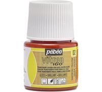 PEBEO 111002 - Transparent Glass Paint Vitrea 160°C - Saffron Yellow - 45 ML