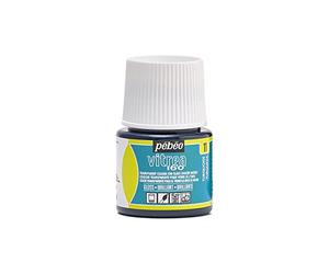 PEBEO 111011 - Transparent Glass Paint Vitrea 160°C - Turquoise - 45 ML
