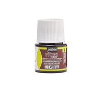 PEBEO 111018 45 ml Vitrea 160-Glossy Glass Paint Bottle, Earth Brown