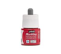 Pebeo 130-002 45 ml Marbling Bottle, Vermilion
