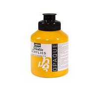 PEBEO 171027 500 ml Studio Acrylic Paint, Yellow Ochre