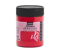 PEBEO 171033 500 ml Studio Acrylic Paint, Cadmium Red Hue