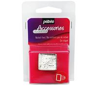 Pebeo 20 x 20 mm Square Ring, Silver