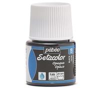 PEBEO 295-019 Setacolor Opaque Fabric Paint Bottle, Black Lake, 45-Milliliter