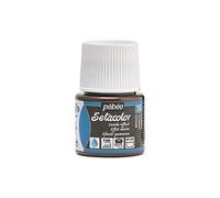 PEBEO 295316 Setacolor Suede Fabric Paint 45-Milliliter Bottle, Brown,Brown