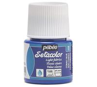 PEBEO 329-011 Setacolor Light Fabric Paint 45-Milliliter Bottle, Cobalt Blue