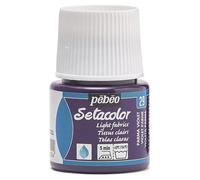 PEBEO 329-029 Setacolor Light Fabric Paint 45-Milliliter Bottle, Parma Violet