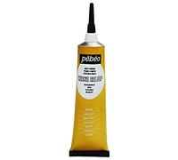 Pebeo 37 ml Vitrail Stained Glass Effect Cerne Relief Tube with Nozzle, King Gold, 773137