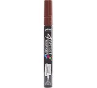 Pebeo 4 Artist Markers, Metal, Brown, 0.15 x 0.15 x 1.41 cm