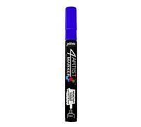 Pebeo 4 Artist Markers, Metal, Deep Blue, 0.15 x 0.15 x 1.41 cm