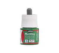 Pebeo - Marbling Bottle 45ml Emerald Green - Marble Effect Paint Pebeo - Emerald Green Gloss Paint - Marbling on Light and Porous Surfaces - 45ml - Emerald Green