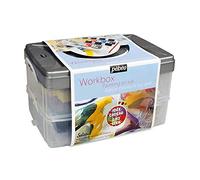 Pebeo 45 ml Setasilk Silk Painting Atelier Collection Set with 10-Assorted Colours Plus Accessories