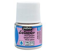 Pebeo 45 mm Setacolor Opaque Fabric Paint Bottle, Pearl Pink