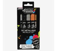 4ARTIST 580892 PEBEO Marker Set, Metal 4mm