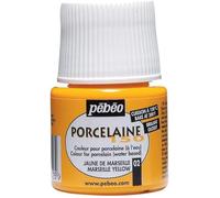Pebeo 5-Piece 45ml Porcelaine 150 China Paint 45-Milliliter Bottle, Marseilles Yellow,Marseilles Yellow