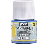 Pebeo 5-Piece 45ml Porcelaine 150 China Paint 45-Milliliter Bottle, Opaline Blue,Opaline Blue