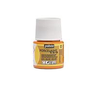 Pebeo 5-Piece 45ml Porcelaine 150 China Paint 45-Milliliter Bottle, Saffron Orange,Saffron Orange