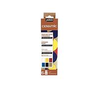 PEBEO 6-Piece 20 ml Ceramic Discovery Collection, Liquid, Multi-Colour, 24 x 15 x 15 cm